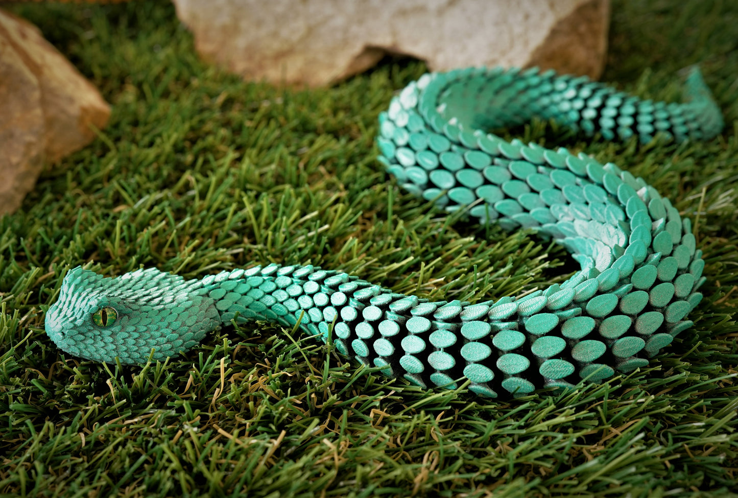 CUBO Snake Figure | Articulated Model Viper - CUBO Design