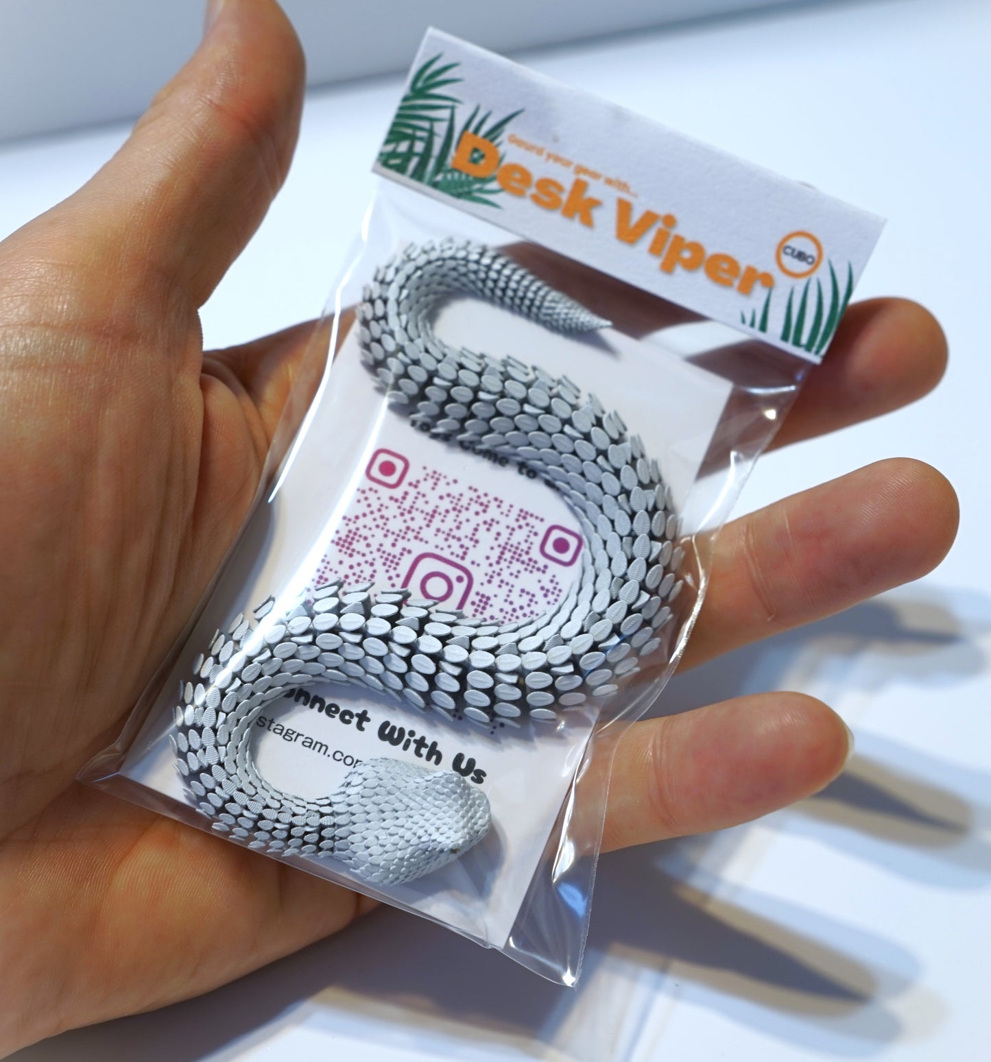 CUBO Snake Figure | Articulated Model Viper - CUBO Design