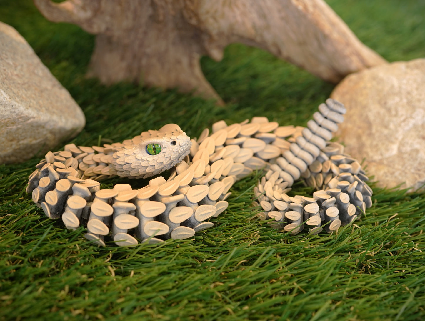 Rattlesnake Figure | Articulated Model Snake - CUBO Design