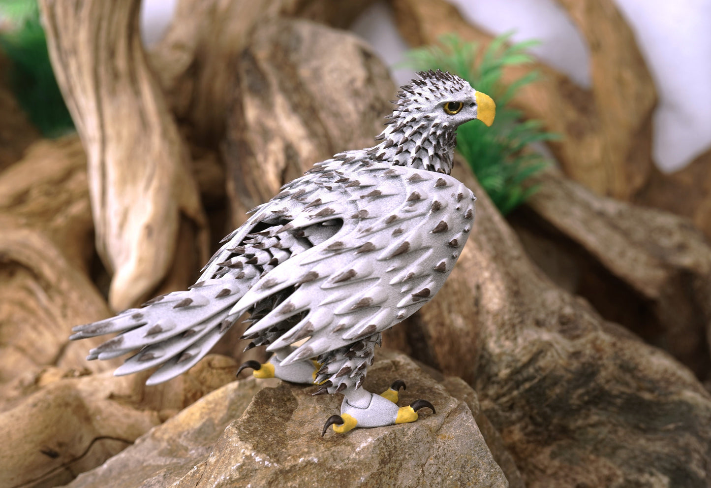 CUBO Eagle Figure | Articulated Raptor | Bird of Prey - CUBO Design
