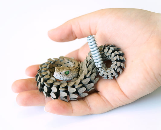 Rattlesnake Figure | Articulated Model Snake - CUBO Design