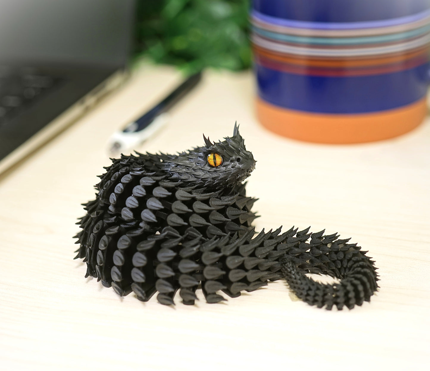 Desk Viper Snake Toy