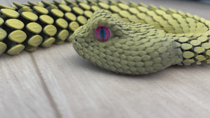 CUBO Snake Figure | Articulated Model Viper